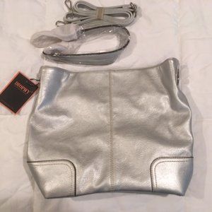 DIOPHY AJ-641 SILVER WOMEN'S HAND BAG SPACIOUS